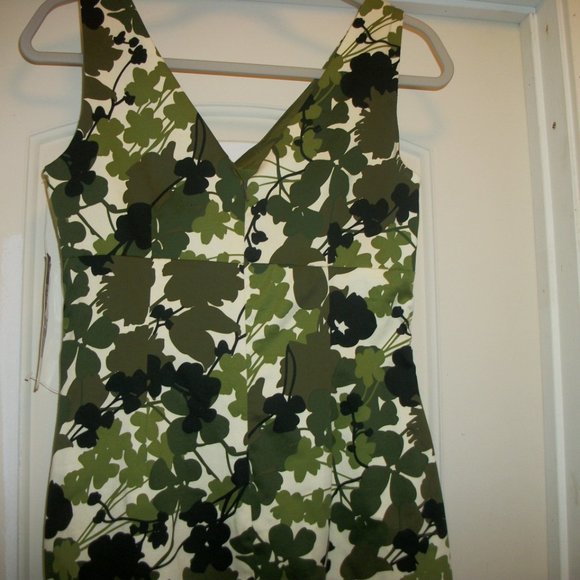 WHITE LOTUS STYLEJUNGLE PRINT DESIGNER NWT DONNA RICCO NEW YORK SHEATHE DRESS 6 - Picture 7 of 7